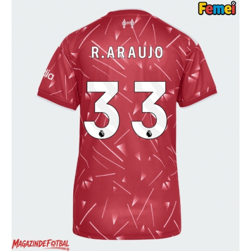 Liverpool Ronald Araujo #33 Tricou Fotbal Replică 2026-27 Femei Acasa Liverpool Ronald Araujo #33 Tricou Fotbal Replică 2026-27 Femei Acasa